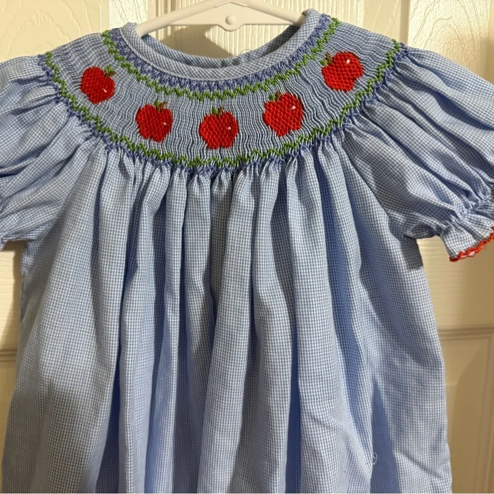 Edgehill Collection Smocked Apple Bishop Dress
